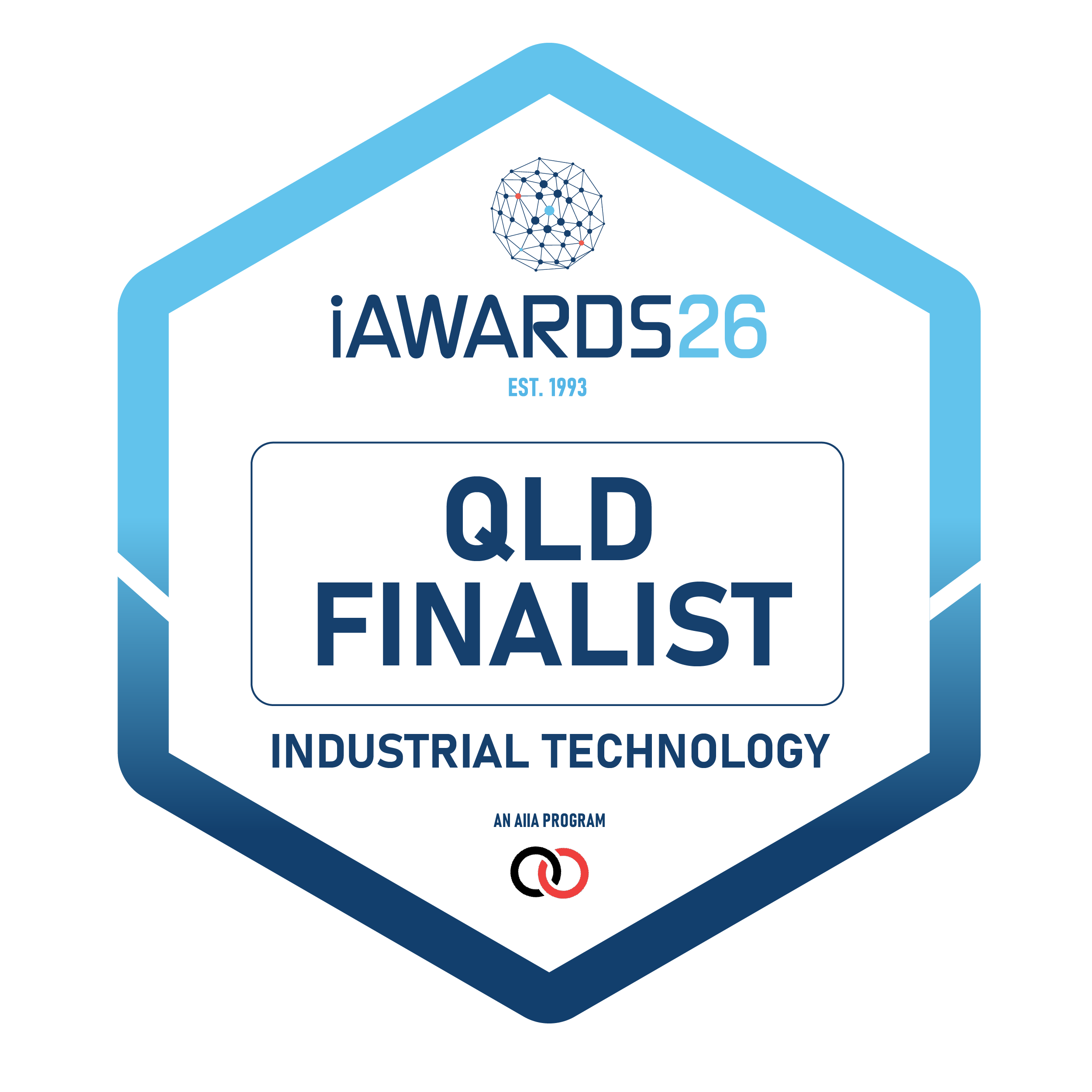 iAwards 2026 Industrial Technology Finalist badge