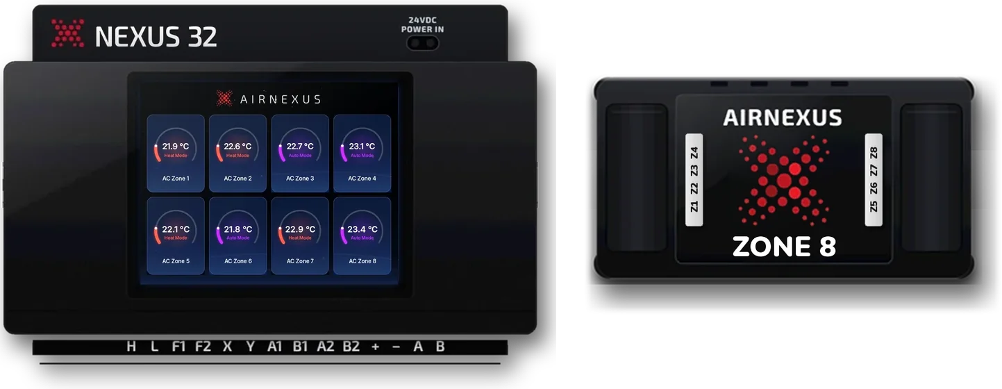 VRV-ZoneNexus kit: a Nexus controller and a Zoning Expansion